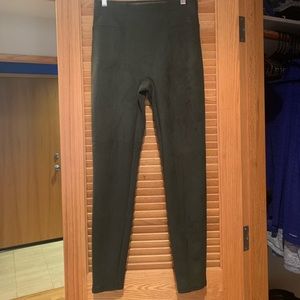 Spanx faux suede leggings
